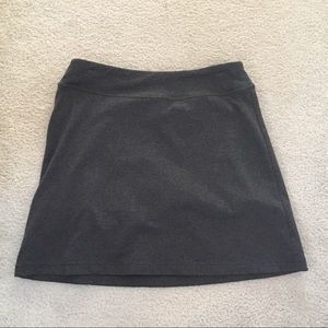 Gray Athleta exercise skirt, size S